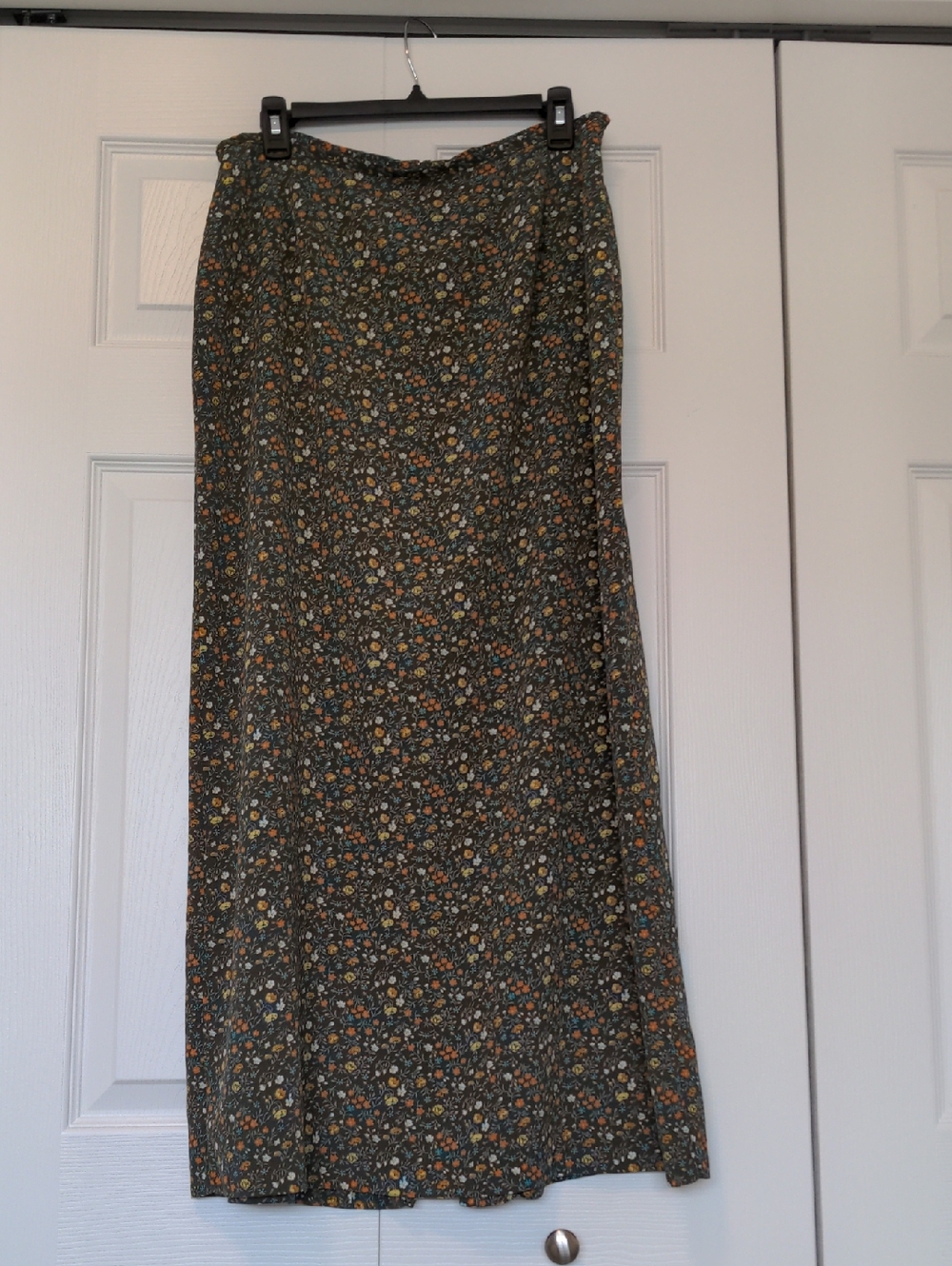 Vintage Floral Maxi Skirt